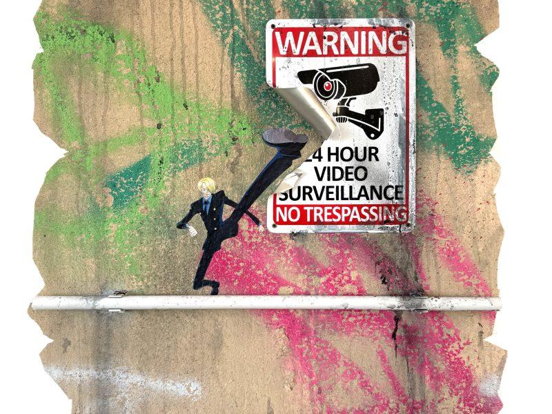 Sanji. ONEPIECE. Stop Control. Broken Wall.