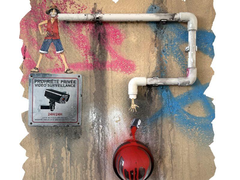 Rufy. ONEPIECE. Stop Control. Broken Wall.