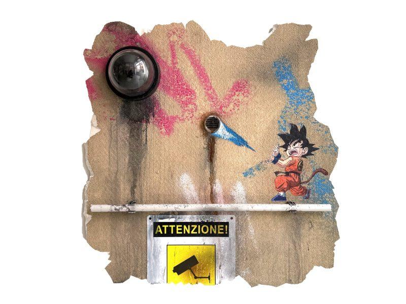 Goku. DRAGONBALL. Stop Control. Broken Wall.