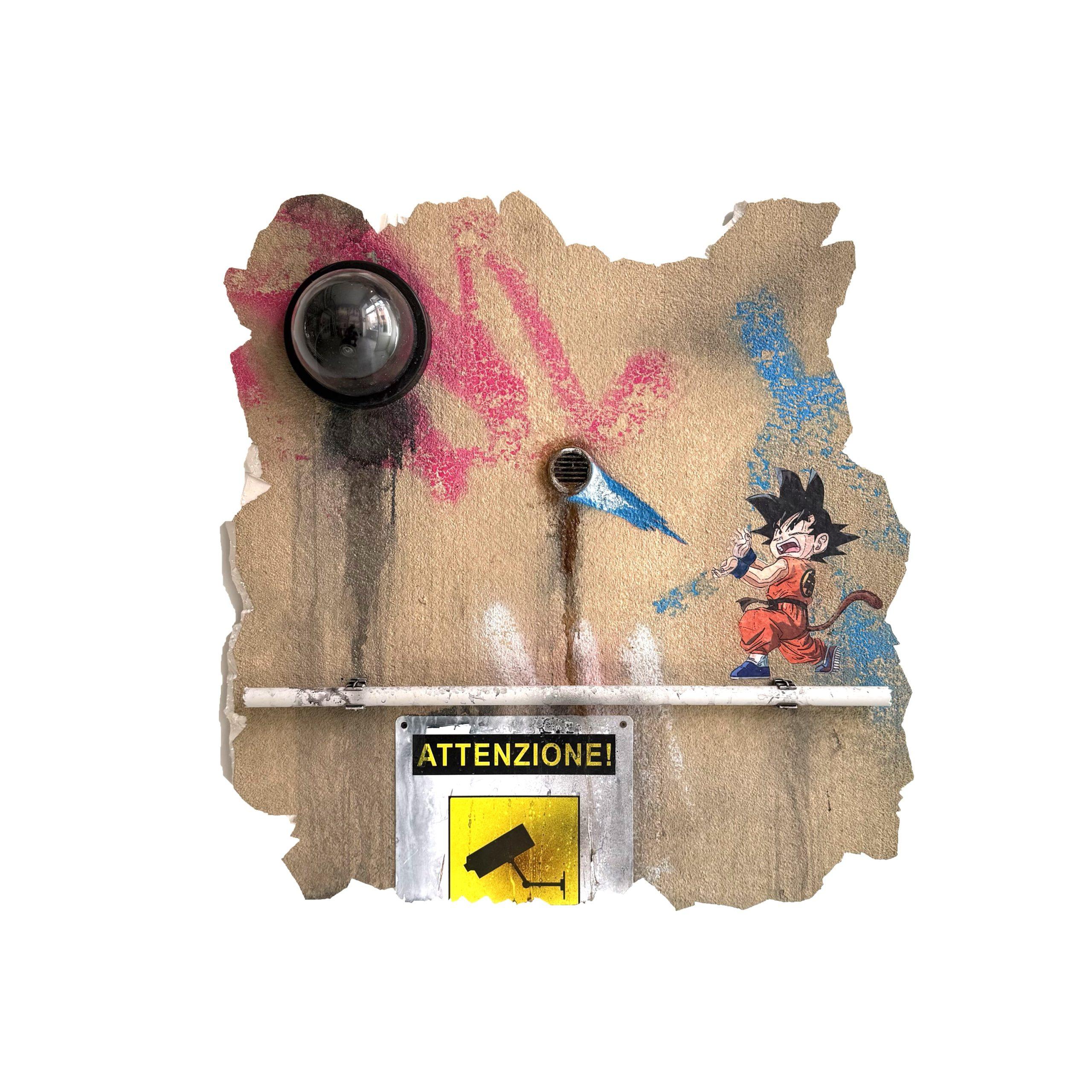 Goku. DRAGONBALL. Stop Control. Broken Wall.