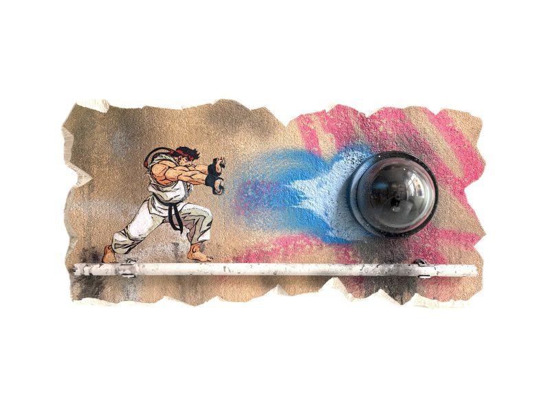 Ryu. Street Fighter. STOP CONTROL. Broken Wall.